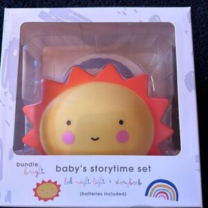Baby Storytime Set / Rainbow 🌈 LED Night Light with 🌈 Storybook